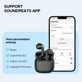 SoundPEATS Air3 Wireless Earbuds Mini Bluetooth V5.2 with Qualcomm QCC3040 - DokanTech #