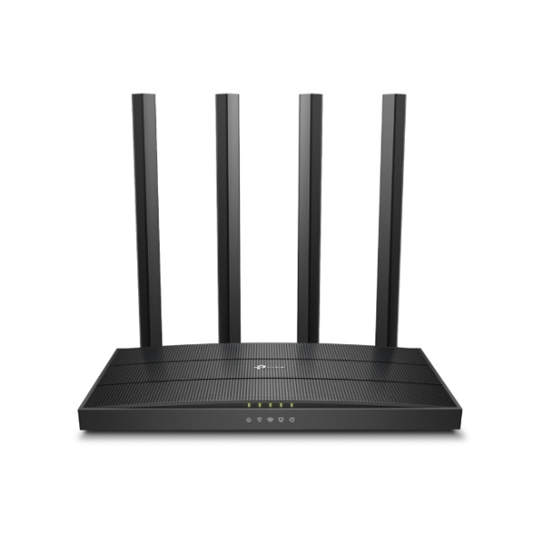 TP-Link Archer C6 AC1200 dual-band Gigabit router MU-MIMO beamforming – front view