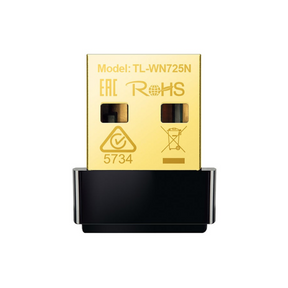 TP-Link TL-WN725N 150Mbps wireless N nano USB adapter – front view