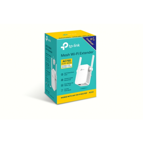 TP-Link RE205 EU AC750 Wireless Range Extender Wi-Fi Extender - Dokkantech