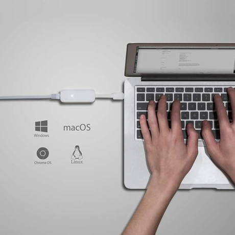 TP-Link UE300 – in use with laptop