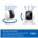 TapoC202PanTiltHomeSecurityCamera-White-Features 3 -DokkanTech
