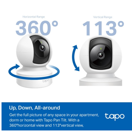 TapoC202PanTiltHomeSecurityCamera-White-Features 3 -DokkanTech