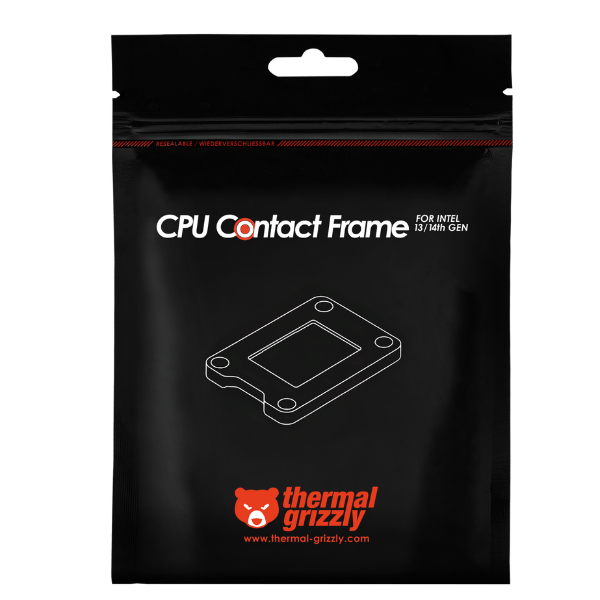Thermal Grizzly Contact Frame LT for Intel LGA1700 CPUs – Improved Mounting- DokanTech #