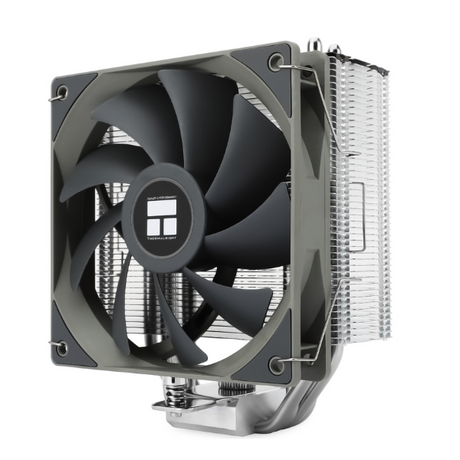 Thermalright Assassin Spirit 120 V2 CPU cooler 4 heatpipes 120mm fan TL-C12 – front view