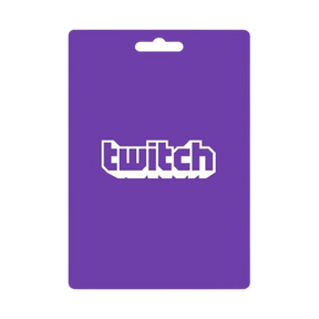 Twitch USA gift card digital code – front view