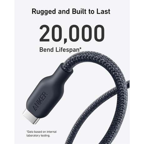 Anker 544 240W cable – flexible braided design