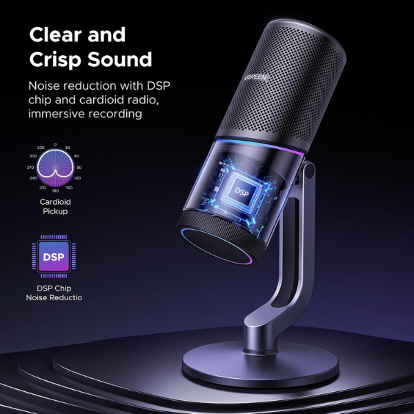 UgreenCM769GamingUSBMicrophoneWithRGBLights_Grey-dokantech