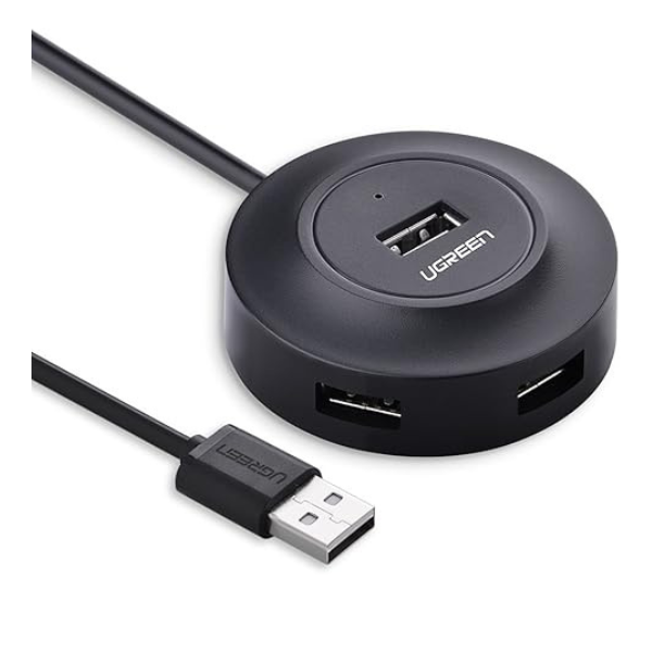 UgreenCR106USB2.0HUB4Ports1m-Black-dokantech#