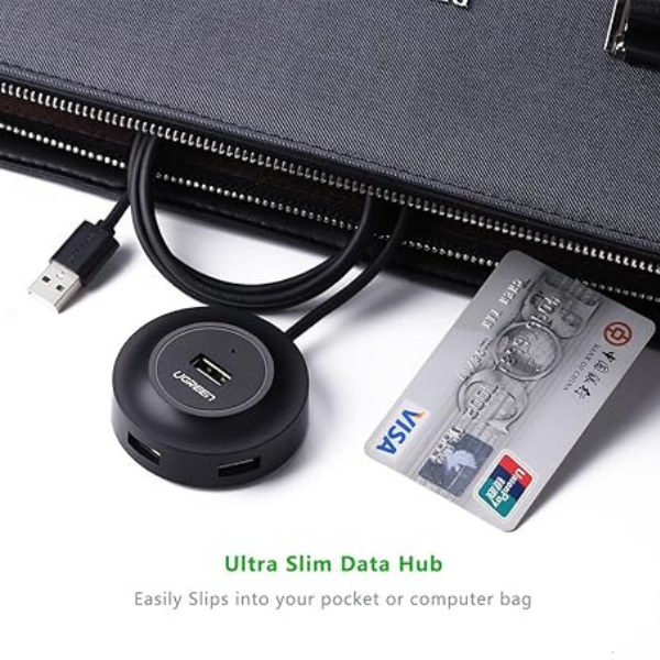 UgreenCR106USB2.0HUB4Ports1m-Black-dokantech#