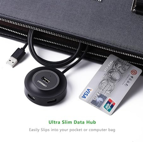 UgreenCR106USB2.0HUB4Ports1m-Black-dokantech#