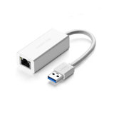 UgreenCR111USBtoLANRJ453.0GigabitEthernetAdapter-White-Left Side View-dokantech
