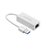 UgreenCR111USBtoLANRJ453.0GigabitEthernetAdapter-White-RightSide ViewView-dokantech