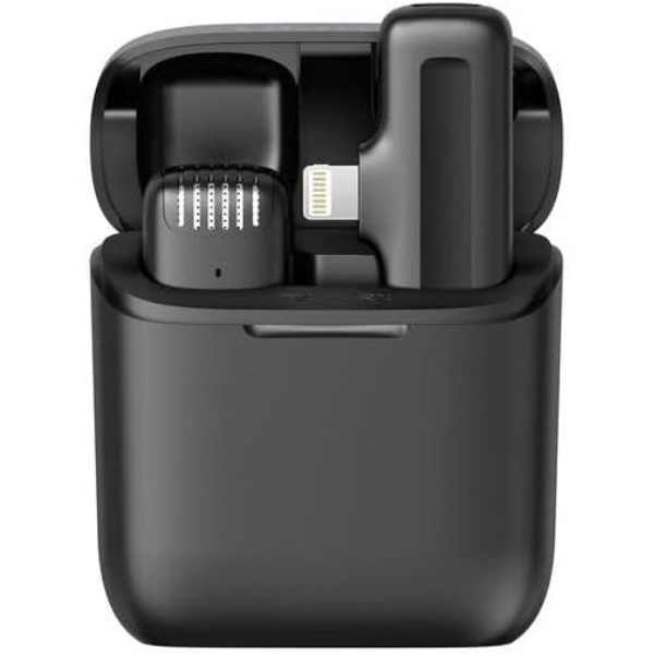 Ulanzi J11 Wireless Lavalier Microphone System - IOS -
Black - Dokkantech