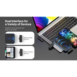 Ulanzi J11 Wireless Lavalier Microphone System - TypeC - Black
- Dokkantech