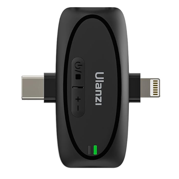 Ulanzi V6 3-in-1 Wireless Lavalier Microphone for iPhone, Android & Cameras#Dokkantech