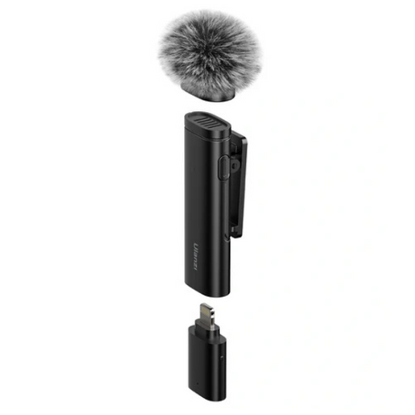 Ulanzi WM-10 Wireless Clip-on Microphone for Smartphone or Tablet-Lightning#Dokkantech