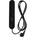 Bareeq 3 Power Socket + 3 USB ( USB-C PD 20W / 2 USB - A 10W ) 250V/16A IP66 - DokanTech #