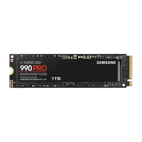 Samsung 990 Pro 1TB PCIe 4.0 NVMe SSD 7450MB/s – front view