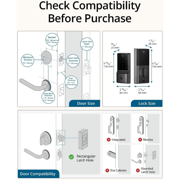 Eufy E110 (C210) Smart Door Lock