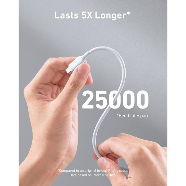 Anker 543 USB-C to USB-C Cable 100W Cable (6ft) A8856 - DokanTech #