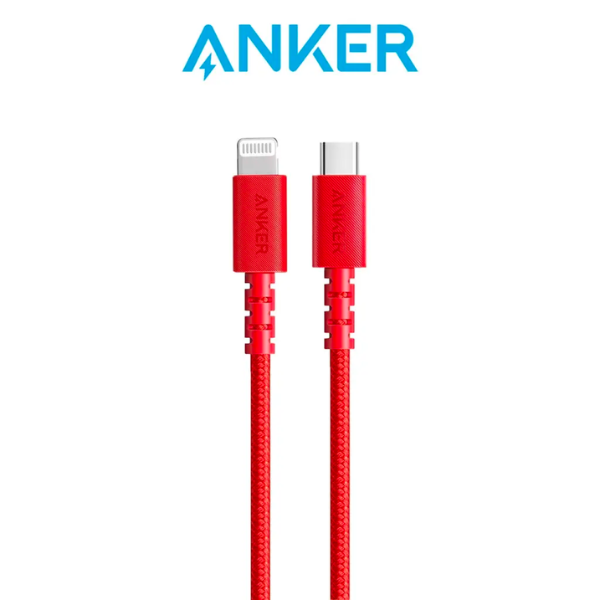 أنكر باور لاين سيليكت+ كابل USB-C إلى لايتنينج 3 قدم/0.9 متر A8617 