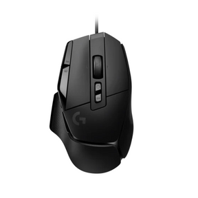 Logitech G502 X wired gaming mouse – front view black