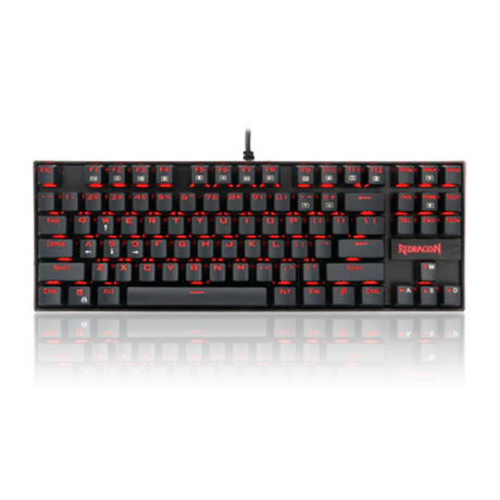 Redragon Kumara K552 RGB mechanical gaming keyboard Red switch – front view
