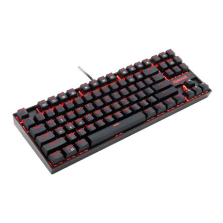 Redragon K552 mechanical keyboard – gaming desk lifestyle