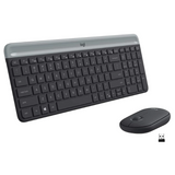 Logitech MK470 Wireless Slim Keyboard and Mouse Black