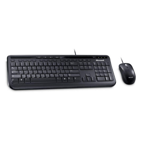 Microsoft Combo Wired 600 Desktop high Quality Eng/Ara Black - DokanTech #
