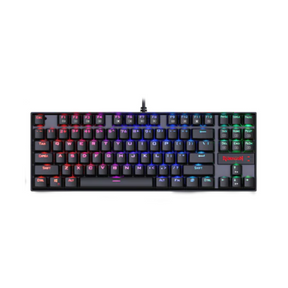 Redragon K552 Kumara RGB mechanical gaming keyboard blue switch – front view