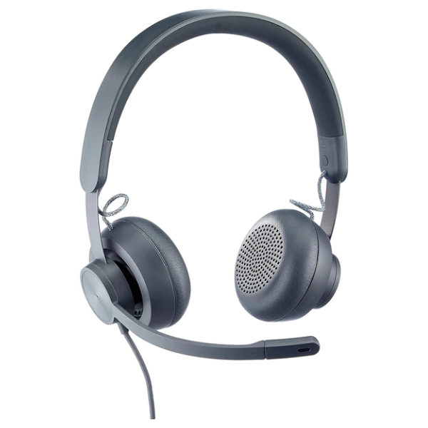 Logitech Zone Wired USB Headset advanced mic technology.(UC version)