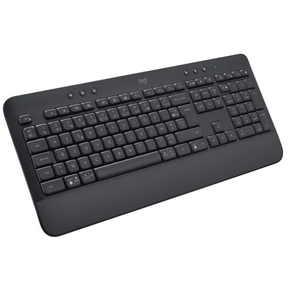 Logitech Signature K650 wireless Arabic keyboard – front view black