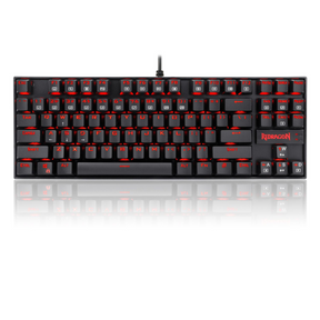 Redragon K552 Kumara mechanical gaming keyboard single light blue switch – front view