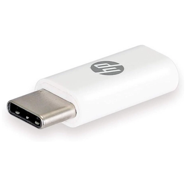 محول HP OTG USB من النوع C Micro USB - أبيض 