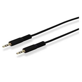 HP AUX 3.5mm audio cable – front view black