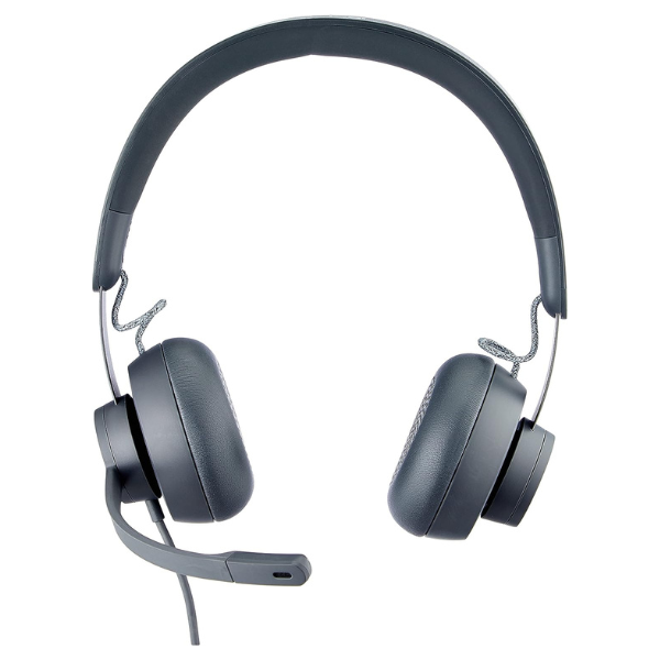 Logitech Zone Wired USB Headset advanced mic technology.(UC version)