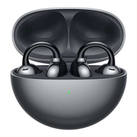 Huawei FreeClip open-fit wireless Bluetooth earphones – front view