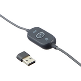 Logitech Zone Wired USB Headset advanced mic technology.(UC version)