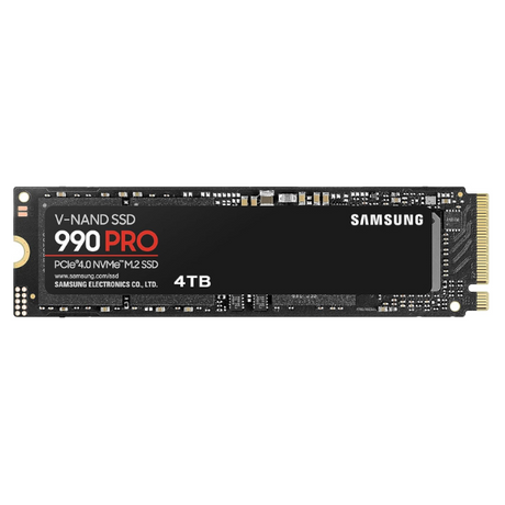 Samsung 990 Pro 4TB PCIe 4.0 NVMe SSD 7450MB/s – front view