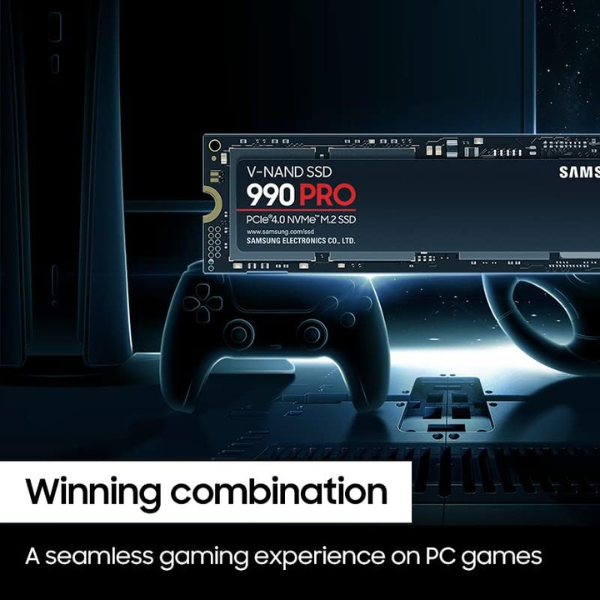 Samsung 990 PRO SSD 4TB PCIe 4.0 M.2 2280 Internal Solid State Hard Drive, Seq. Read Speeds Up to 7,450 MB/s - DokanTech #