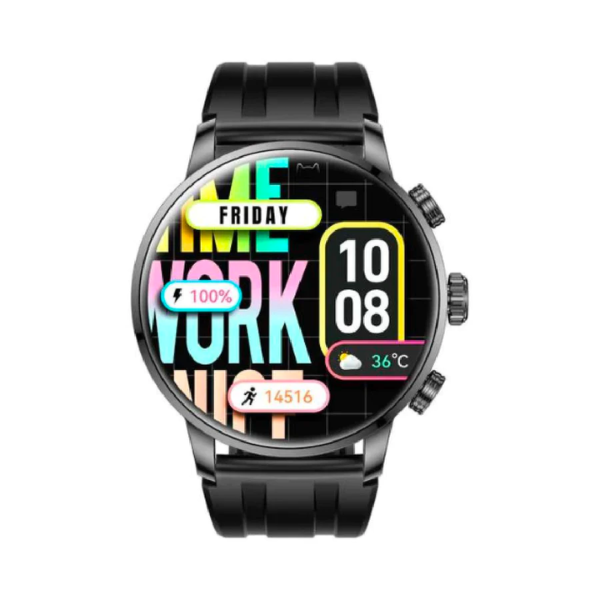 Kieslect Smart Calling Watch Kr2 Double Straps - Black - DokanTech #
