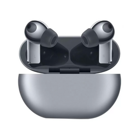 Huawei FreeBuds Pro wireless earphones – silver frost – front view