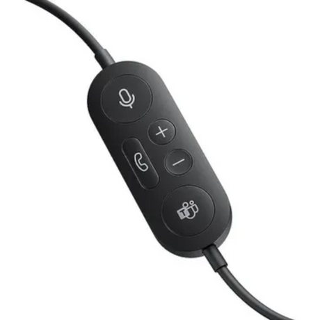 Microsoft Modern USB headset – wearing in office