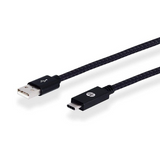 كابل شحن HP Pro USB-C مجدول 100 سم - عالي الجودة - أسود