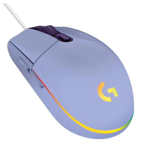 Logitech G102 Lightsync Wired Gaming Mouse with Customizable RGB