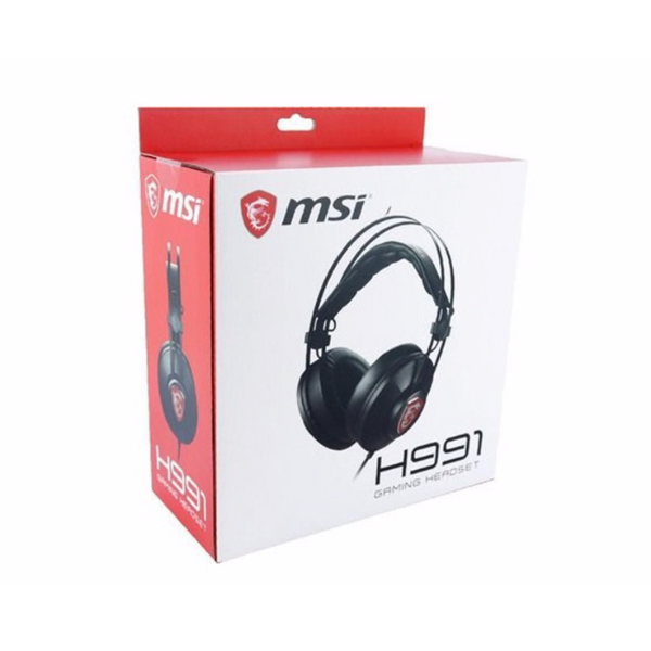 MSI Gaming Headset H991, Apply to Notebook / PC / Mobile- Black.
