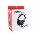 MSI Gaming Headset H991, Apply to Notebook / PC / Mobile- Black.