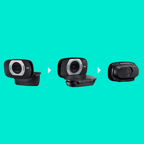 Logitech C615 Portable HD 720p WebCam - Black - DokanTech #